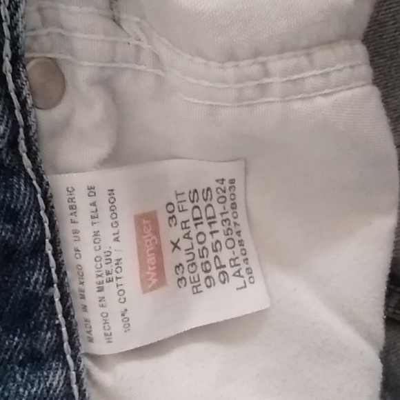 Wrangler Regular Fit Jeans 33 x 30 - Picture 4 of 4